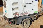 2018 Doosan G50 T4F Towable Generator