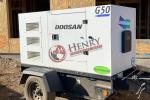 2018 Doosan G50 T4F Towable Generator