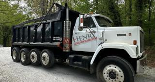 1989 GMC Brigadier Quad Axle Dump Truck