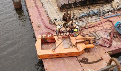 Shear Power Custom Designed Hydraulic Pile Cutting Shears