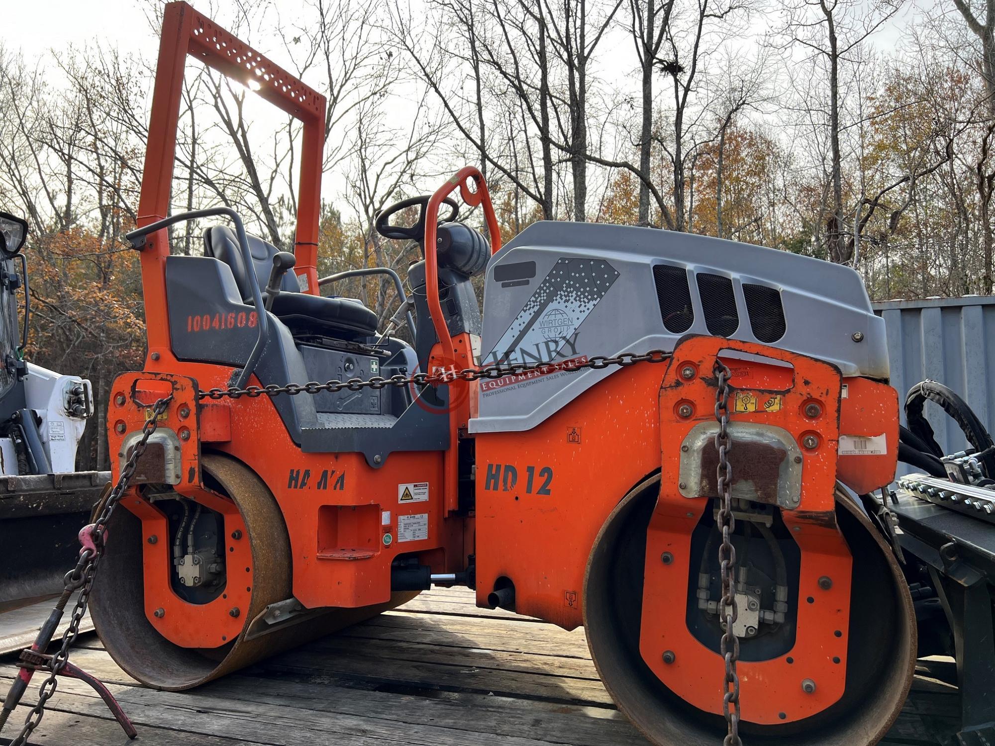 2012 Hamm HD12VV Tandem Smooth Drum Roller (2664) Henry Equipment Sales